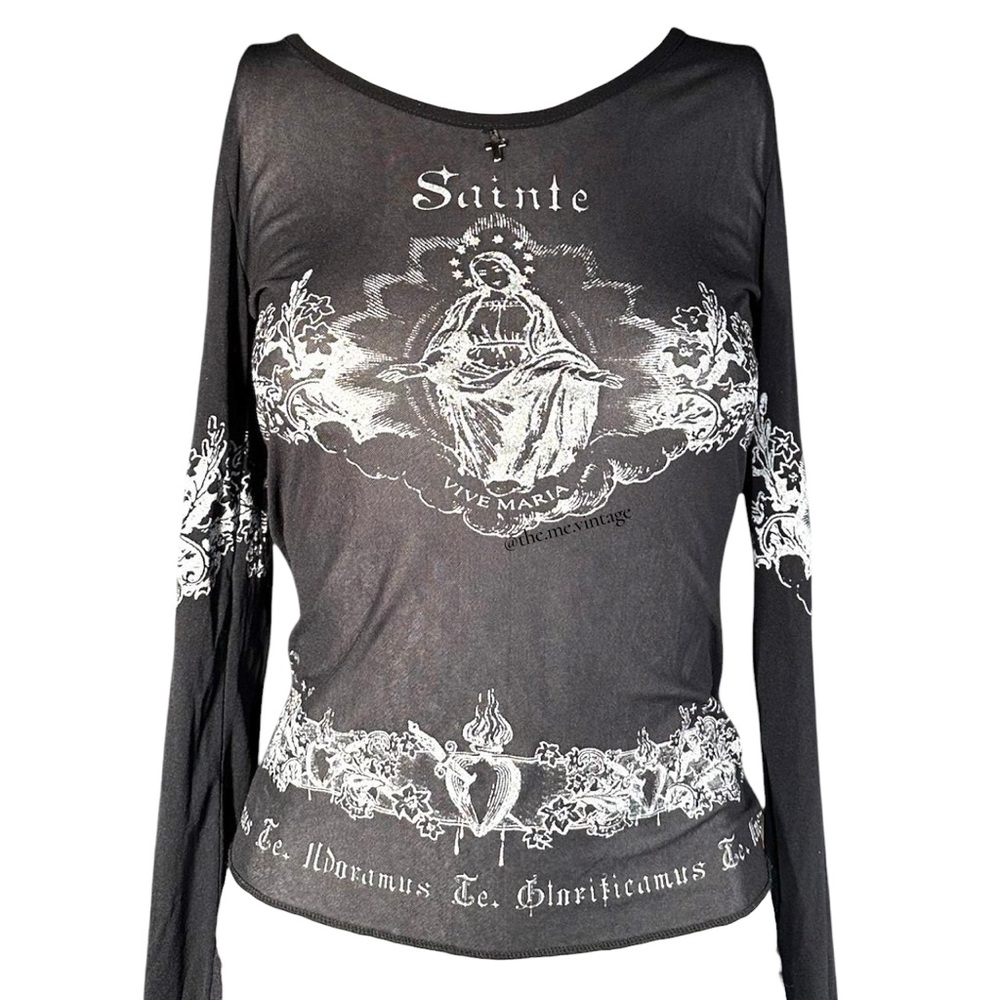 Vive Maria ‘Sainte’ Mesh Long Sleeve Top